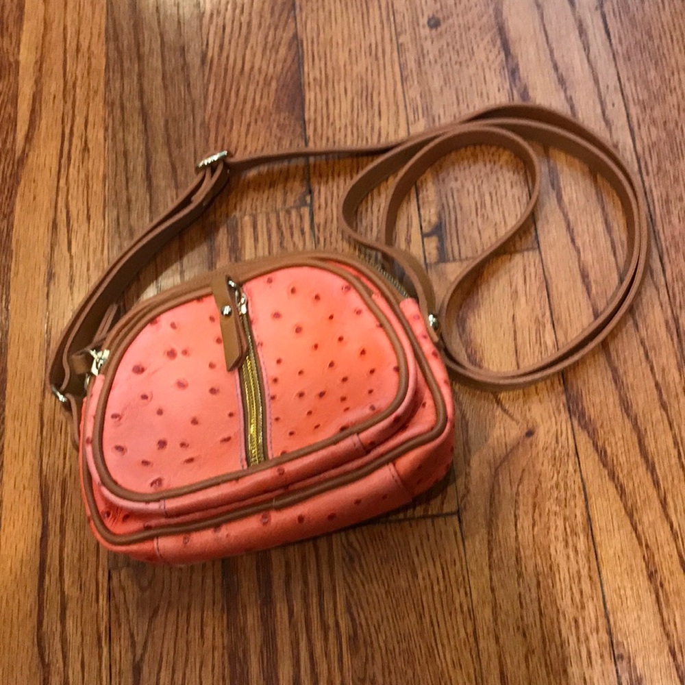 Micro crossbody leather bag made in Italy